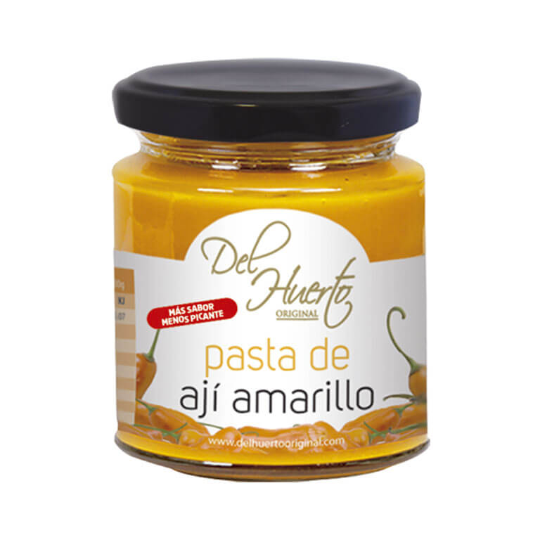 Pasta de Aji Amarillo (suave/mild) - Del Huerto, 212g