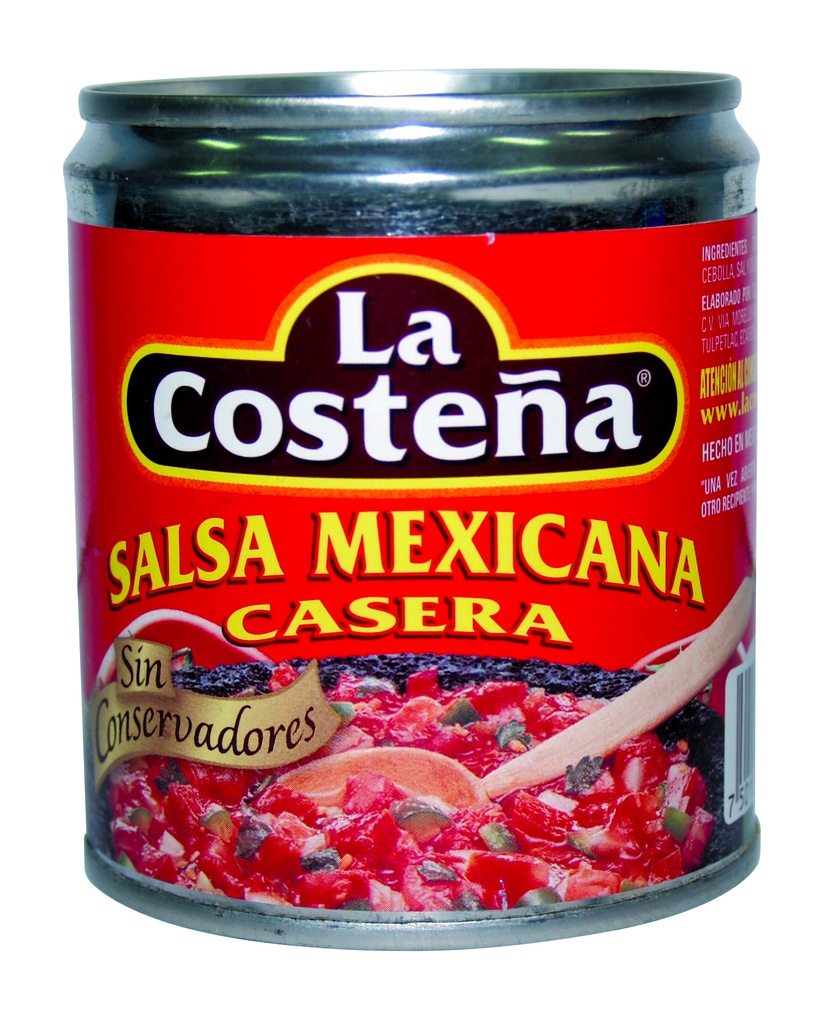 Salsa Mexicana Casera (Roja) - La Costeña, 220g
