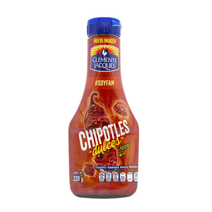 Chipotles Dulce Molido (Flasche) - Clemente Jacques, 220g