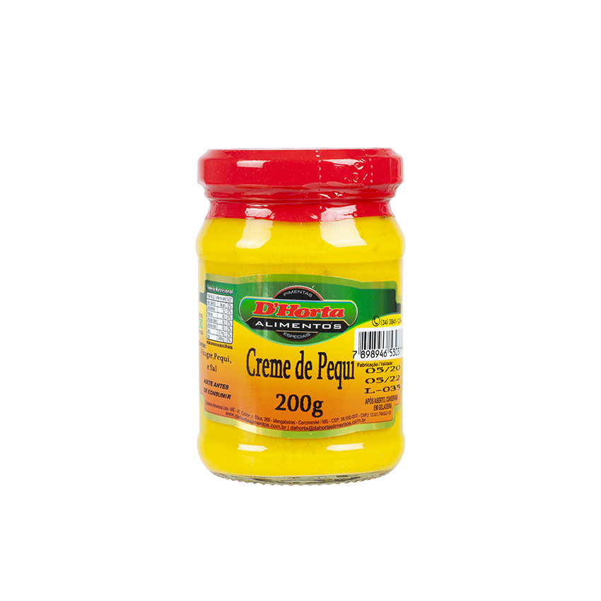 Creme de Pequi / Pequi-Creme - D´HORTA, 200g Glasflasche
