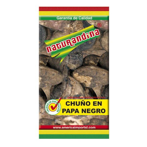 Chuño negro / Dehydrierte Kartoffeln schwarz - Naturandina, 250g