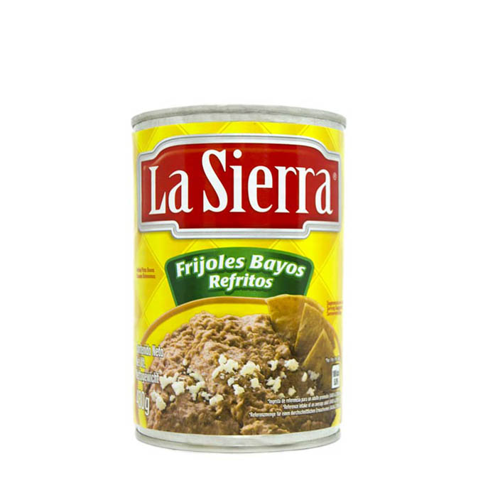Frijoles Bayos Refritos / Mus aus Braunen Bohnen - La Sierra, 430g Dose
