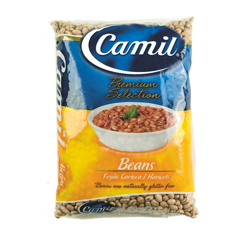 [OM-1605] Feijão Carioca / Brasilianische braune Bohnen  (getrocknet) - CAMIL, 1kg
