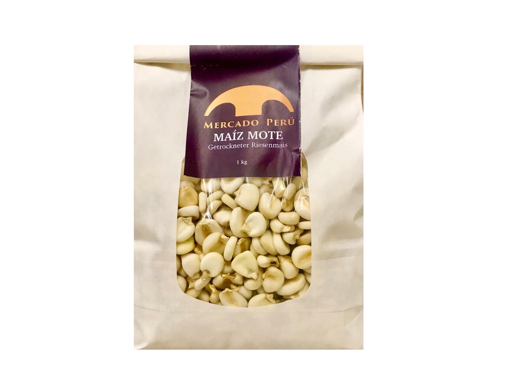 Maíz Mote seco / Riesenmais (getrocknet) - Mercado Perú, 1kg
