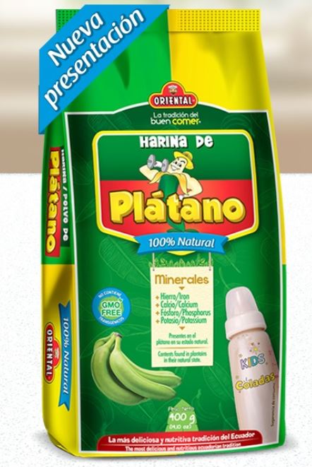 Polvo de Platano / Bananenmehl - Oriental, 400g