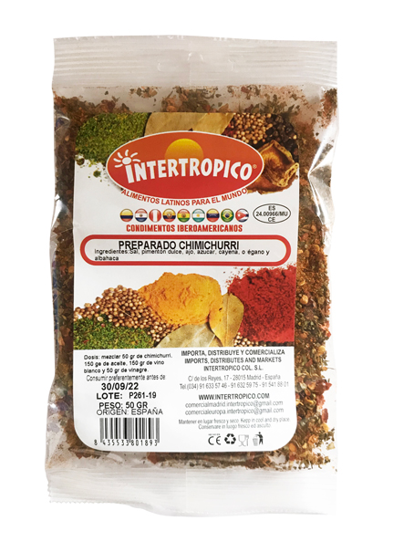 Chimichurri Gewürzmischung - Intertrópico, 6 x 50g Display