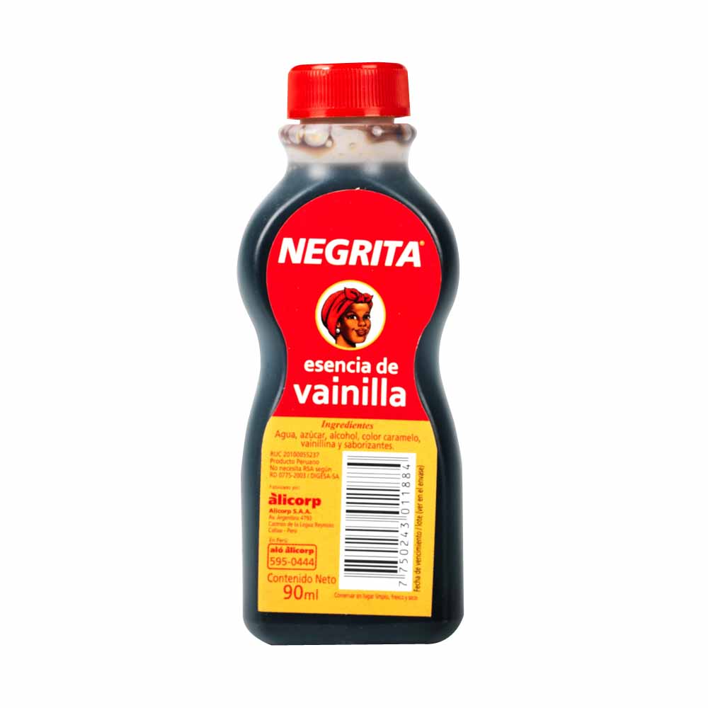 Esencia de Vainilla  / Vanille-Aroma - Negrita, 90ml