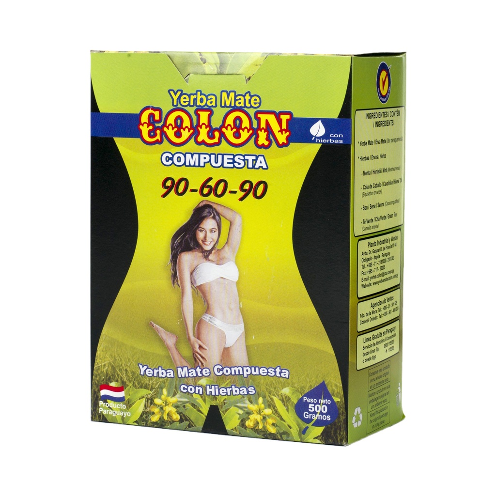 Yerba Mate Compuesta 90/60/90 - Colon, 500g