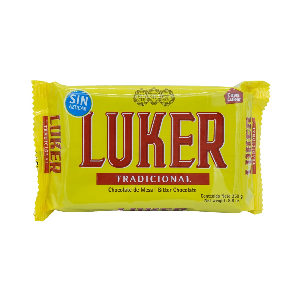 Chocolate puro / Trinkschokolade pur ohne Zucker - Luker, 250g