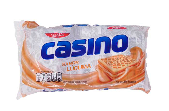 Galletas Casino Lúcuma - Victoria, 6 x 51g