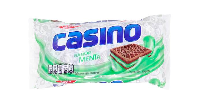 [OM-1546] Galletas Casino Menta - Victoria, 6 x 51g