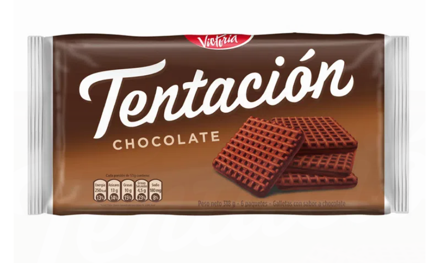 Galletas Tentación Chocolate - Victoria,  6x45g