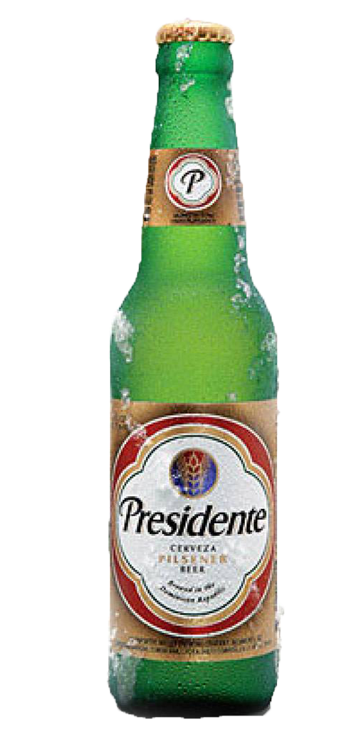 [OM-1136] Cerveza Presidente, 355ml Glasflasche