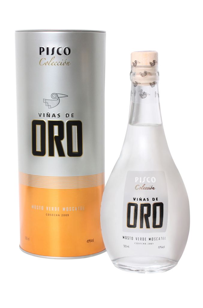 Pisco Mosto Verde Moscatel - Viñas de Oro, 500ml