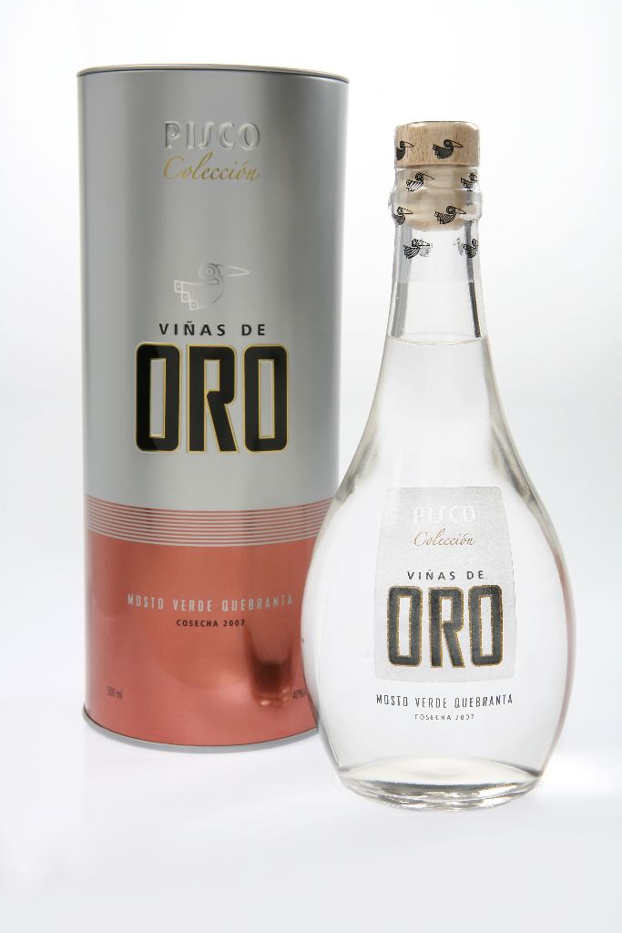 [PO-1005] Pisco Mosto Verde Quebranta - Viñas de Oro, 500ml