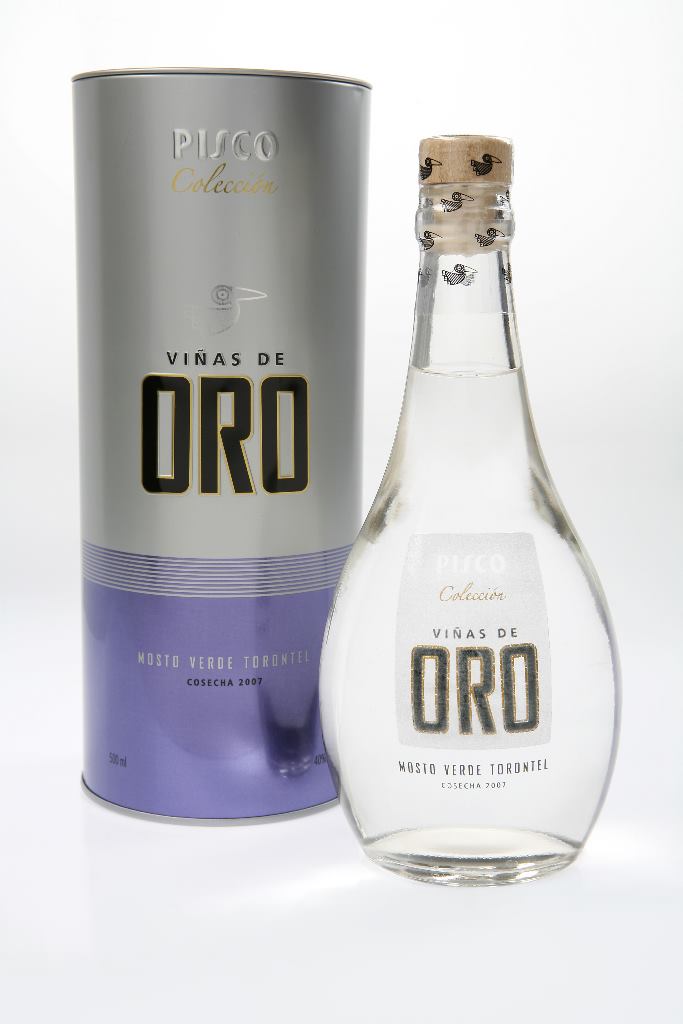 Pisco Mosto Verde Torontel - Viñas de Oro, 500ml