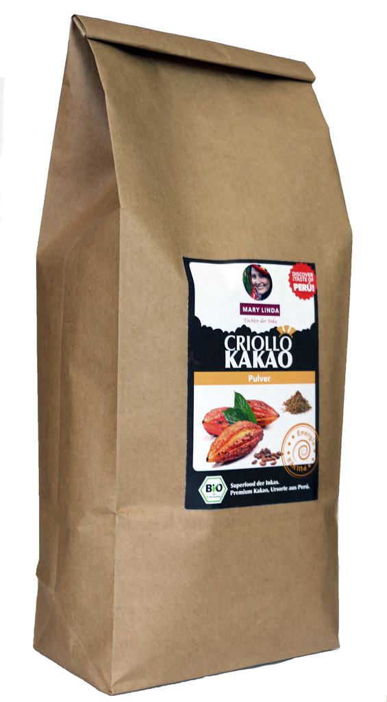 BIO Premium Kakao Criollo, 1kg Big Pack