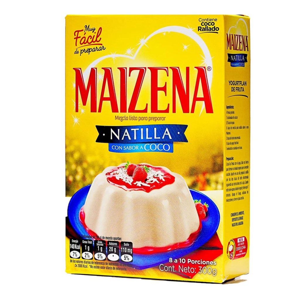 Natilla Coco/ Fertigmischung für kolumbianischen Pudding - Maízena 300g