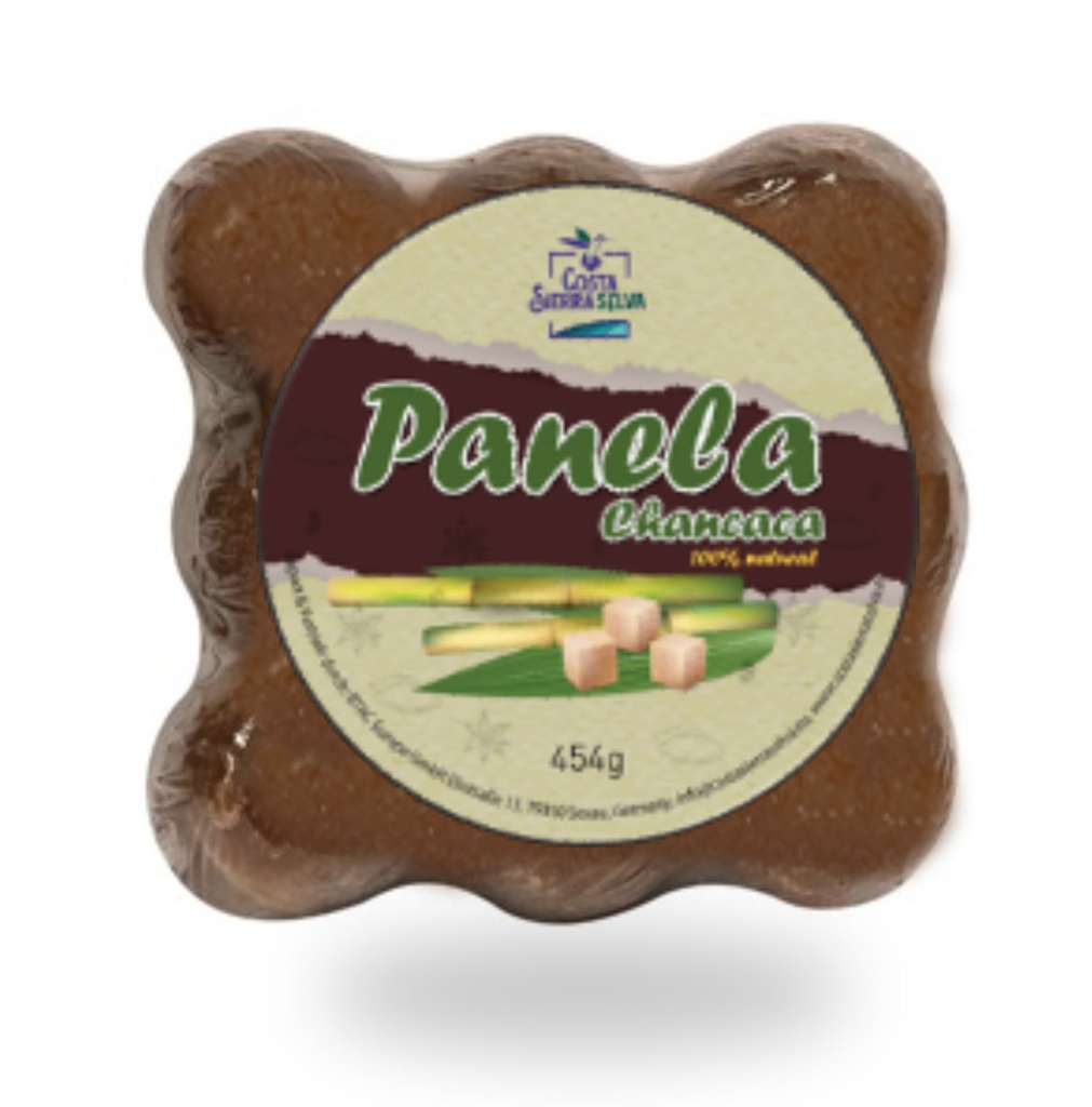 [C2S-1010] Panela/Chancaca Dosificada / Vollrohrzuckerblock in 9 Stücken  - CostaSierraSelva 454g