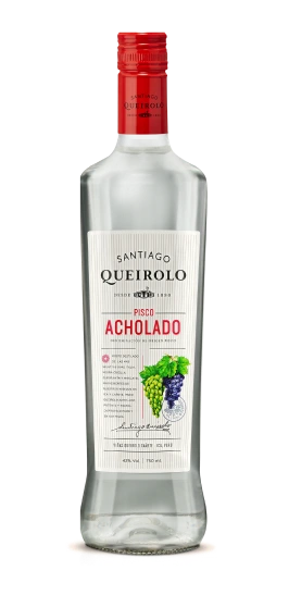 [OM-1722] Pisco Acholado - Santiago Queirolo, 700ml