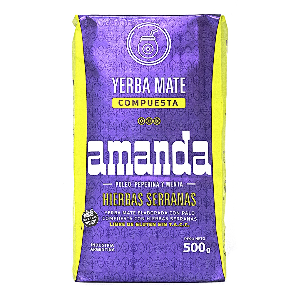 Mate-Tee AMANDA Compuesta Hierbas Serranas 500g