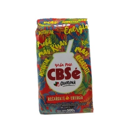 Mate-Tee CBSé  Yerba Mate Energia con Guaraná, 500g