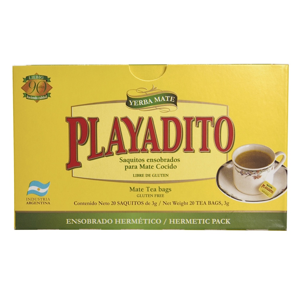 Yerba Mate Playadito tea bags 20x3g