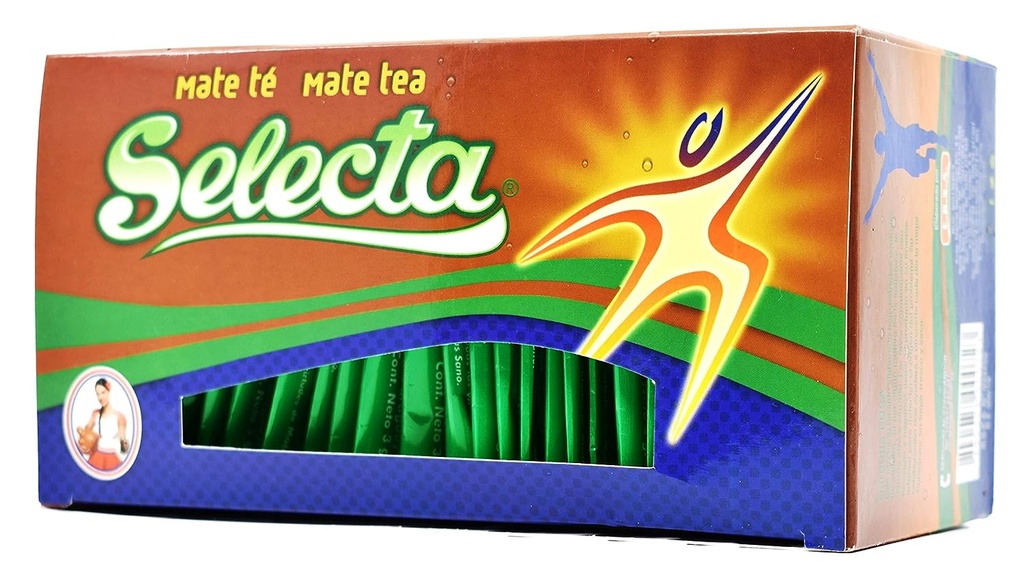Mate-Tee SELECTA Yerba Mate mit Guaraná (Teebeutel), 25x3g