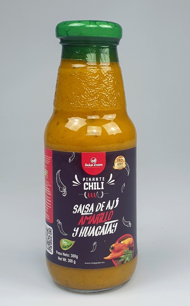 Salsa de Aji Amarillo y Huacatay - Inka Green, 300g