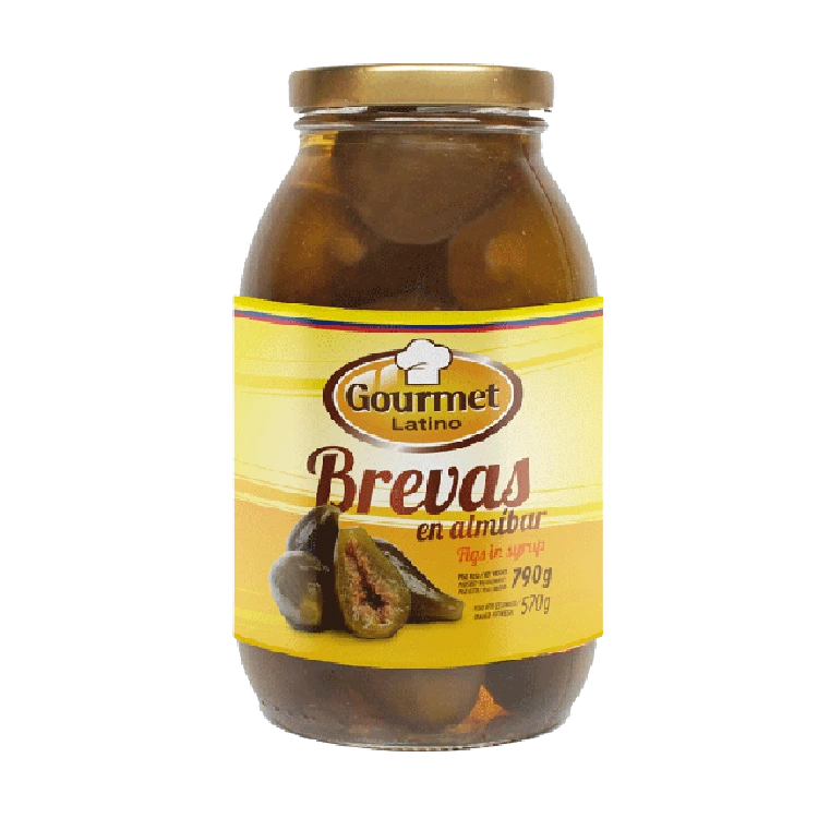 Brevas/Ganze Blühfeigen (eingelegt) - Gourmet Latino, 790g Glas