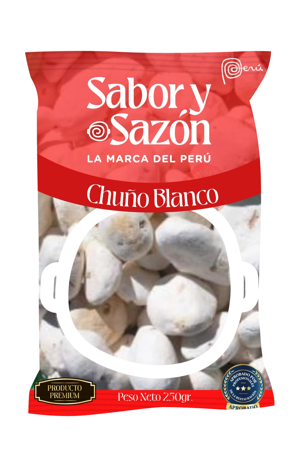 [OM-1955] Chuño blanco / Dehydrierte Kartoffeln weiß - Sabor y Sazón, 250g