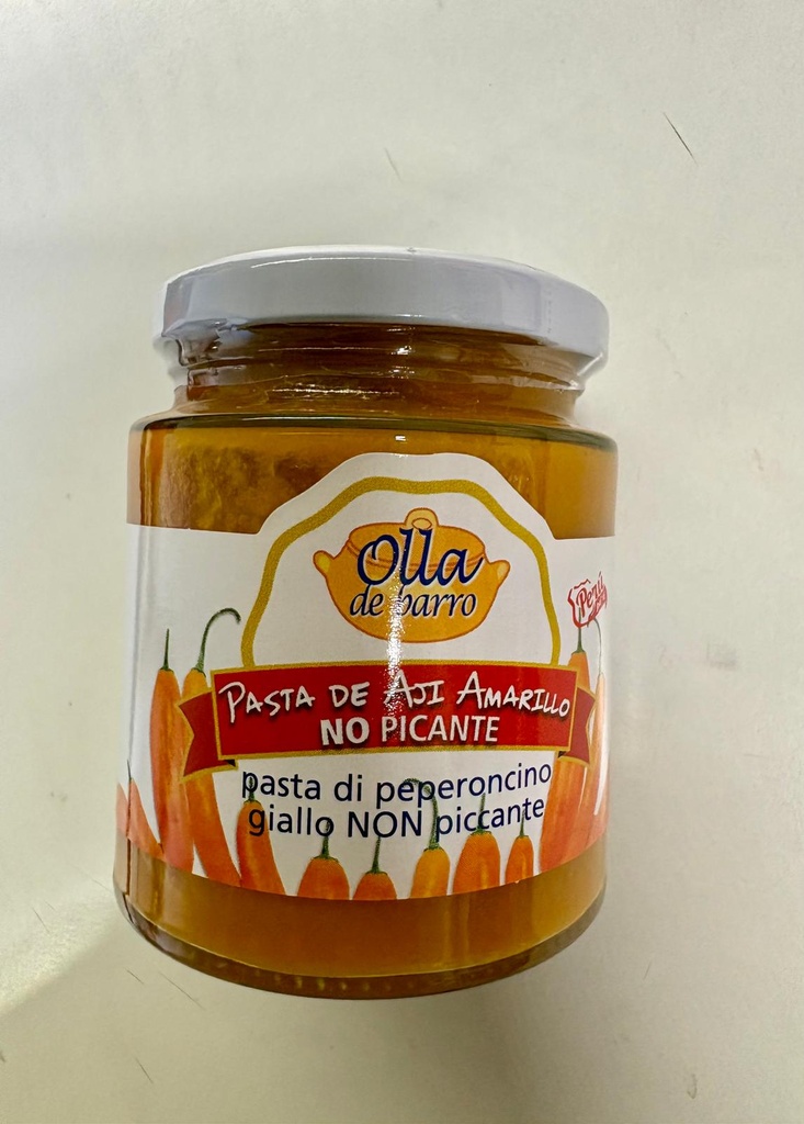 [OM-2007] Pasta de Aji Amarillo (suave/mild) - Olla de Barro, 213g