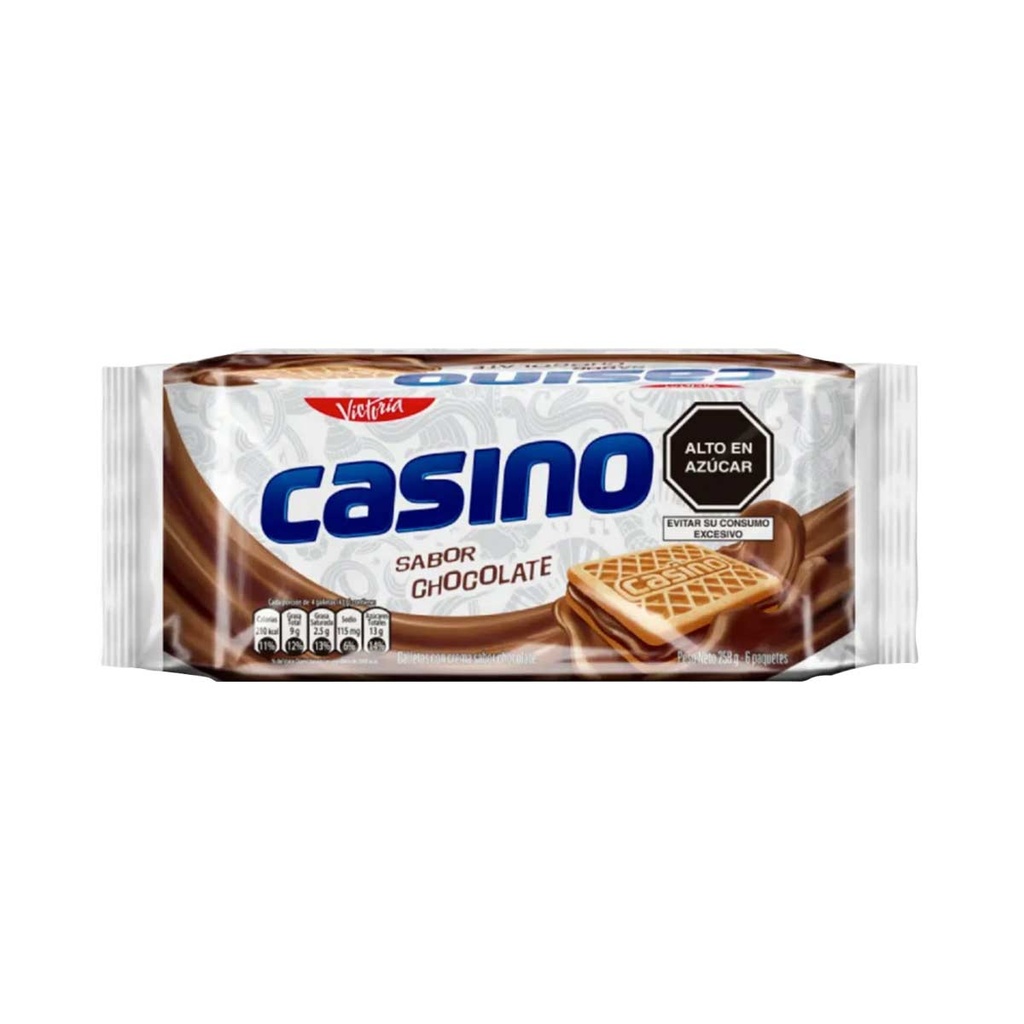 [OM-2009] Galletas Casino Chocolate - Victoria, 6 x 51g