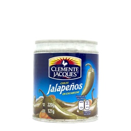 [OM-1207] Jalapeños enteros - Clemente Jacques, 220g