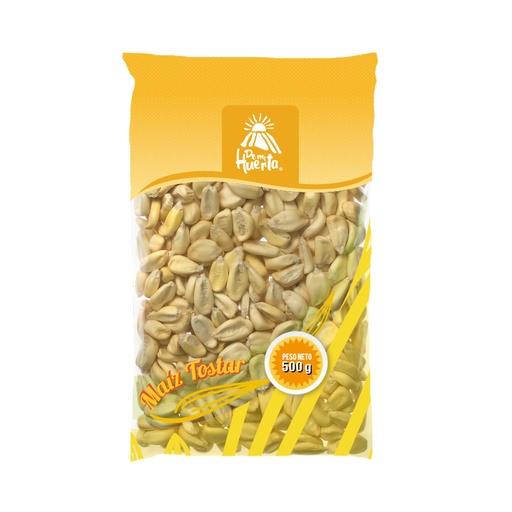 [OM-1599] Maíz Cancha seco para tostar / Cancha-Mais zum Rösten (getrocknet) - De mi Huerta, 500g