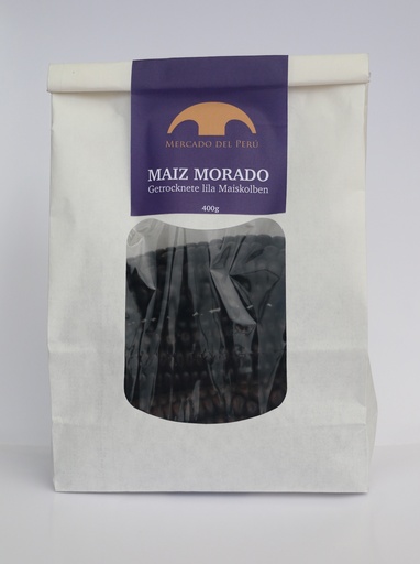 [MP-1029] Maíz Morado en Mazorca seco / Lila Maiskolben (getrocknet) - Mercado Peru, 400g