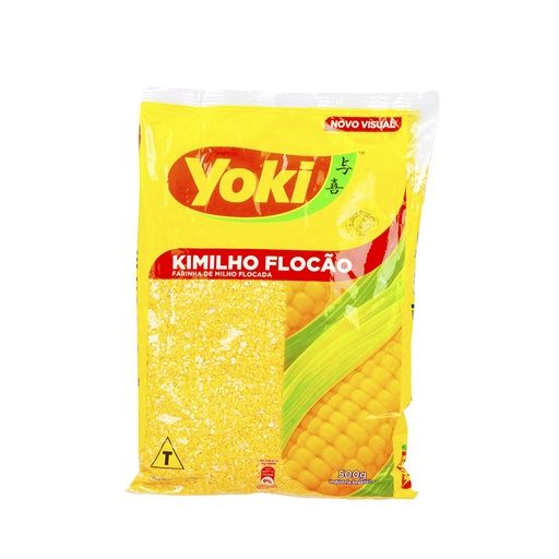 [OM-1459] Farinha de Milho Flocão Kimilho / Maismehl-Flocken - Yoki, 500g
