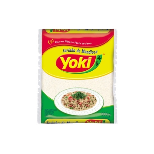 [OM-1460] Farinha de Mandioca Crua / Maniokmehl (roh) -Yoki, 500g