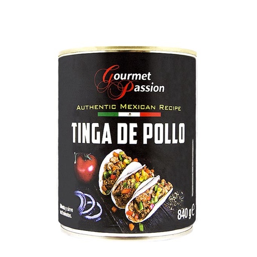 [OM-1255] Tinga de Pollo - Gourmet Passion, 840g