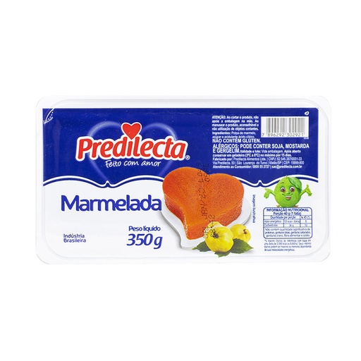 [OM-1621] Geleia de marmelo / Quittengelee - PREDILECTA , 350g pack