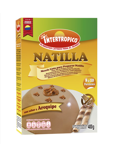 [OM-1532] Natilla Arequipe /  Fertigmischung für kolumbianischen Karamellpudding - Intertrópico, 400g
