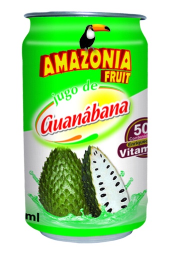 [OM-1274] Jugo de Guanabana / Graviola-Saft - Amazonia, 330ml Dose