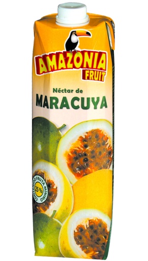 [OM-1279] Nectar de Maracuya / Passionsfrucht-Saft - Amazonia,  1L  Tetrapack