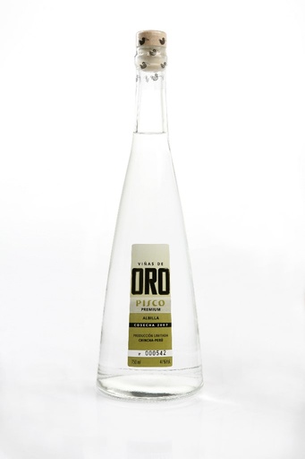 [PO-1008] Pisco Premium  Albilla - Viñas de Oro, 700ml