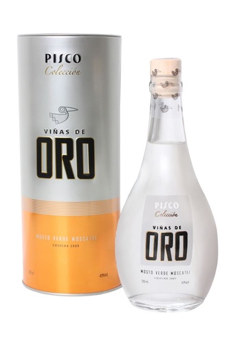 [PO-1004] Pisco Mosto Verde Moscatel - Viñas de Oro, 500ml