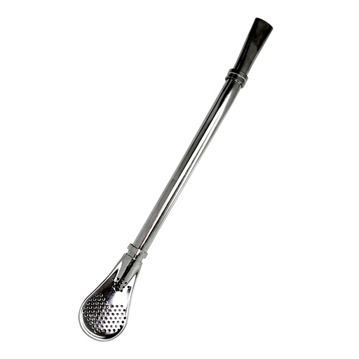 [OM-1768] Bombilla Cuchara (15,5cm) SILVER