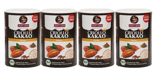 [ML-1199-4] 4 x 140g BIO Criollo Kakao Sparpaket